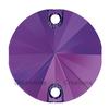 SWAROVSKI 3200 Rivoli Rhinestones 14mm Amethyst